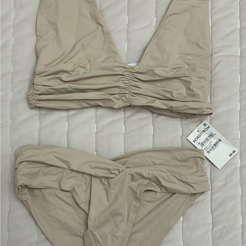 Riot Swim Tan Bikini Set